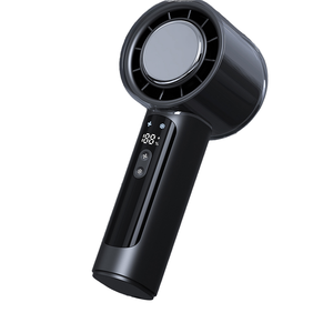 พัดลมตั้งโต๊ะแบบพกพาขนาดเล็ก รุ่นซัมเมอร์ ชาร์จไฟผ่าน USB ได้ ใช้พลังงานเทอร์โบ ความเร็วสูง ระบายความร้อน พัดลมมือถือ พลาสติก ใช้ในบ้าน รถยนต์ พกพาสะดวก ใช้กลางแจ้ง - Product Image 3