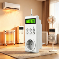 Termostato Inteligente Inalámbrico WiFi, Control Remoto Smart Life, Sensor de Temperatura Programable, Controlador de Ahorro de Energía