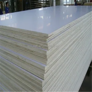 white melamine 18mm 13 ply commercial plywood pvc laminated plywood laminated plywood high glossy