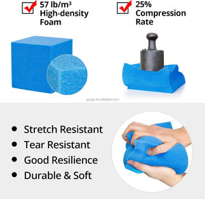 Mật độ cao đầy màu sắc bọt xốp khối Cube Bouncer bọt biển bọt khối xây dựng Pit khối cho trẻ em trampolines bảo vệ - Product Image 3