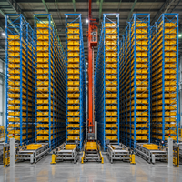 Système de stockage et de récupération robotisé ASRS à plusieurs niveaux pour entrepôt, système de rayonnage ASRS avec grue de superposition
