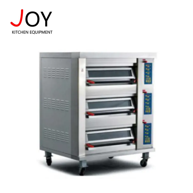 Commercial 3 rooms 6 Tarys hot Air oven