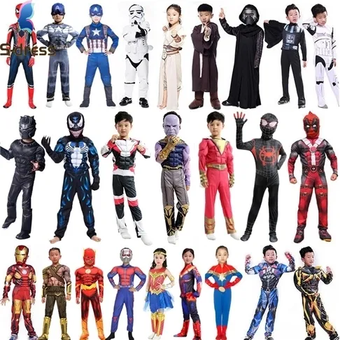 Kostum Halloween Pahlawan Super Panas 2020 untuk Anak-anak!! Baru