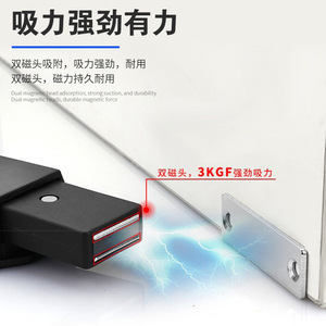 Cabinet Door Rebound Device Dual-head Stainless Steel Invisible Door Catch For <b>Wardrobe</b> Drawer Self-opening Mechanism - Product Image 2