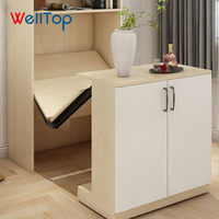 WELLTOP Nouveautés Accessoires de meubles Quincaillerie Support réglable Mécanisme de table pliante invisible en métal pour bureau et armoire