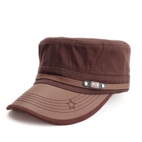 Gorra de Béisbol Vintage de Cuero con Visera de Patchwork, Estilo Casual Unisex, Bordada con Estrella de Cinco Puntas, Gorra para el Sol