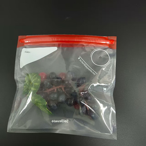 Bolsa con cremallera resellable de plástico PE transparente personalizada para fruta, café, té, leche en polvo, arroz, comida para bebés para impresión en huecograbado - Product Image 6