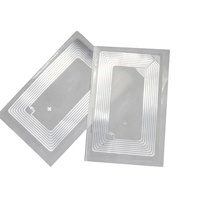 Tamaño personalizado codificación gratuita 13,56 MHz chip NFC pegatina/etiqueta