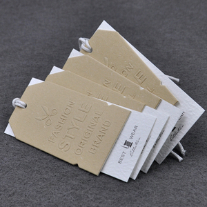 Tùy Chỉnh Thiết Kế Sang Trọng Phụ Nữ Treo <span class=keywords><strong>Tag</strong></span> Nhãn Cho Thương Hiệu Riêng Tên Quần Áo Và Túi Xách Trắng Nổi Thân Thiện Với Môi Thẻ Giấy - Product Image 6