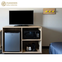 Meubles de chambre à coucher d'hôtel 5 étoiles en Mdf moderne de luxe Super 8 Wyndham