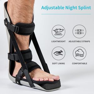 Hkjd Verstelbare Medische Orthopedische Enkel Voet Orthese Brace Plantaire Fasciitis Nacht Spalk Voor Achillespeesontsteking - Product Image 2