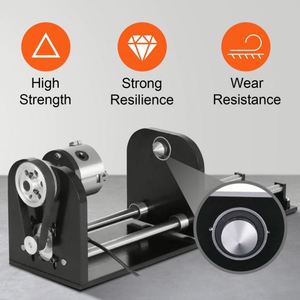 Vevor เครื่องแกะสลักเลเซอร์ CO2แกนหมุน80W เครื่องแกะสลัก CNC ตัดบนกระดาษยาง MDF รองรับรูปแบบกราฟิก Las DXF - Product Image 1