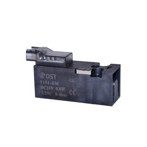 0-4บาร์3ทางนิวเมติกส์วาล์วขดลวดแม่เหล็กไฟฟ้า15มม. T151-BM สูงสุด24V 0.8W 0-4 BAR - Product Image 1