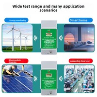 Modul Tasmota IoT ESPHome yang dipasang di rel dengan Wi-Fi dan Daya AC untuk Integrasi Smart Meter pada Platform Home Assistant