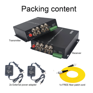 ตัวแปลงข้อมูลวิดีโอ xnnx 3G-SDI ข้อมูลที่มีการส่งผ่านข้อมูลที่ยาวนานตัวแปลงวิดีโอออปติคอล HD SDI - Product Image 4