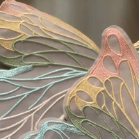 Patchs papillon de broderie colorés fantaisie nouveaux badges thermocollants à transfert de chaleur à des fins décoratives