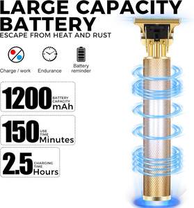 Máquina Cortapelos Profesional Recargable para Hombre, Afeitadora de Barba Eléctrica, Venta al Por Mayor - Product Image 2