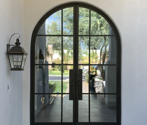 Concurrerende Prijs Gebogen Franse Glazen Draaideuren Met Luxe Design - Product Image 3