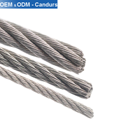3mm-10mm Architect ural 316 Drahtseil Edelstahl 19x7