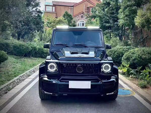 2000 <span class=keywords><strong>Mercedes</strong></span> classe G W463 4X4 mise à niveau Bra-<span class=keywords><strong>B</strong></span> Style 2019 Bodykit phares LED pour G500 G550 Gwagon nouveau pare-chocs avant pour W464 - Product Image 2
