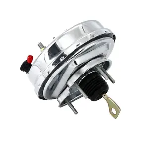 Street Rod Parts Chrome 9'' Single Diaphragm Power Brake Booster For 1967-1970 Ford Mustang