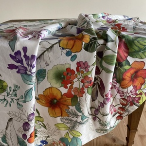 2024 Plant Printing Patterns <b>Table</b> <b>Linens</b> Fabric French Luxury Flax 100% Pure <b>Linen</b> <b>Table</b> <b>Cloth</b> Custom Size for Home Hotel - Product Image 4