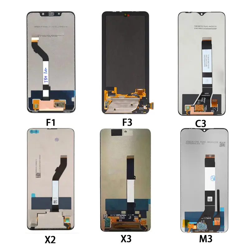 Mobile Phone Lcds Wholesale For Xiaomi Poco F1 F2 F3 X1 X2 X3 M1 M2 M3 Lcd Touch Screen Display For Poco X3 Pro screen