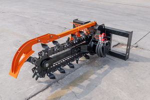 Piccolo caricatore di sterzo con interruttore idraulico/<span class=keywords><strong>trencher</strong></span>/coclea/spazzatrice/attacco di sterzo ad angolo per scopa - Product Image 2