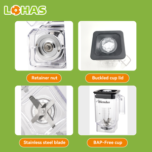 Nhà hàng thương mại Smoothie Máy xay sinh tố cách âm đa chức năng máy xay sinh tố với xử lý thực phẩm Máy xay sinh tố miyeur Professionnel - Product Image 6