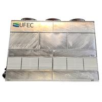 Condenseur évaporatif CompacFreon, panneau extérieur en acier inoxydable, structure en acier au carbone, bobine galvanisée à chaud
