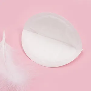 100 pezzi campione gratuito bianco produttore di alta qualità ultra sottile traspirante morbido allattamento al seno cuscinetti per l'allattamento al seno usa e getta