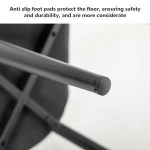 <span class=keywords><strong>Chaise</strong></span> de salle à manger avec dossier profilé, rembourrage haute résilience, coutures matelassées, pieds en acier carbone épaissi, antidérapants - Product Image 3