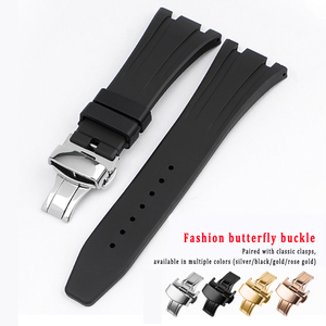 Bracelet de vente chaude avec boucle papillon remplacement bracelet de montre en caoutchouc boîtier de montre pour kit mod <span class=keywords><strong>Casio</strong></span> ga2100 - Product Image 3