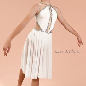 <span class=keywords><strong>Justaucorps</strong></span> de <span class=keywords><strong>danse</strong></span> de ballet lyrique blanc de haute qualité - Product Image 1