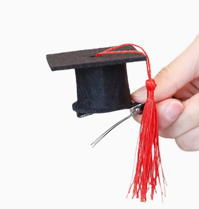 DAMAI Graduation Hat Hair Clip with Tassels Graduation Table Decoration 2026 Graduation Party Supplies Mortarboard <b>Headband</b> - Product Image 4