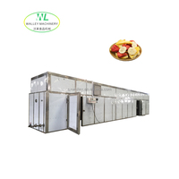 Chinese fabrikant levert roestvrijstalen commerciële voedseldroogmachine voor knoflook, groenten en fruitfabrieken, inclusief after-sales ondersteuning.