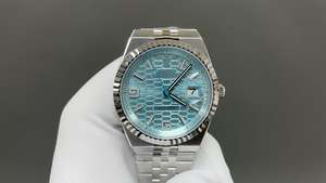 Reloj de Buceo de Lujo de 40 mm, Acero 904L, Automático 7315, Esfera Azul Panal, Marcadores Luminosos, Esfera Azul Hielo de Fábrica VS, Resistente al Agua - Product Image 4