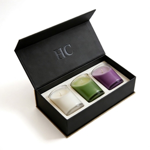 Custom Logo Luxury Scented Candle Packaging <b>Box</b> Rigid Magnetic Book Style <b>Gift</b> <b>Box</b> for Soy Candle Jar Wholesale Manufacturer - Product Image 1