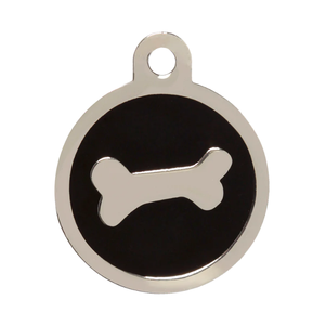 Placas <span class=keywords><strong>de</strong></span> Identificación para Perros <span class=keywords><strong>de</strong></span> Acero Inoxidable con Esmalte, Color Personalizado, Patrón <span class=keywords><strong>de</strong></span> Hueso, Pata, Disco, Corazón, Grabado, Placas <span class=keywords><strong>de</strong></span> Identificación para Perros en Blanco, Resistentes al Óxido y al Deslustre - Product Image 4