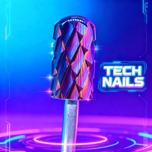 6.6 purple Large Round Top Barrel Safety 5XC 4XC 3XC Acrylic Powder Dipping Killer Remover Strongest <b>Nail</b> Drill Bits - Product Image 4