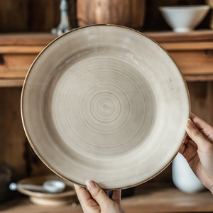 Service de table de style rétro, série Jiyu <span class=keywords><strong>automne</strong></span>, bols et assiettes avec tasses, assiettes rondes pour la salle à manger à domicile - Product Image 2