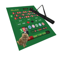 Stratagem 6 'x 4' medan rumput lapangan terbuka Neoprene meja Wargaming lapangan rumput batangan dengan tas pembawa