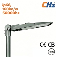 Lampadaire LED AC IP66 CHZ pour zones résidentielles et parcs, style moderne, lampe de route extérieure