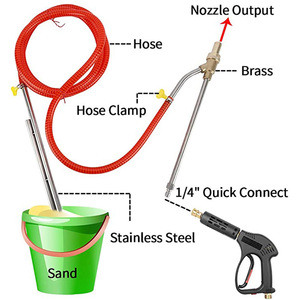 Pistola de Chorro de Arena Kaikarai Roja de 1.1 kg, 5000 PSI, para Lavado a Presión, Compatible con Lavor, Huter, Nilfisk, <span class=keywords><strong>Stihl</strong></span>, Elitech - Product Image 3