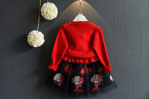 Ensembles de vêtements pour filles : Pulls d'automne mignons et solides, grandes tailles, pour enfants, provenant d'un fournisseur chinois - Product Image 5