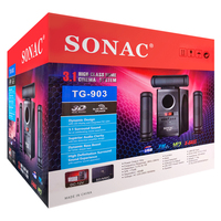 Sonac-Altavoces de Torre TG-903, nuevo modelo, sistema 3,1, uso frontal, el mejor precio