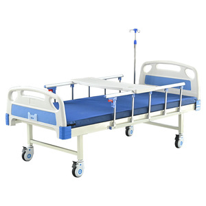 Multifunctional Nursing <b>Bed</b> Manual <b>Single</b> Crank Flatbed For Elderly Home Care Adult Use - Product Image 2