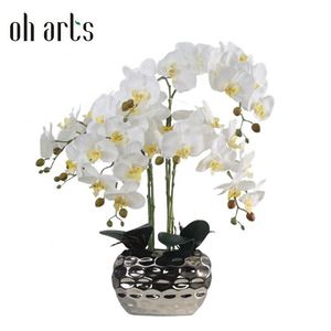 Factory Oh Arts Artificial Orchid Flower Artificial Real Touch Orchids Artificial Phalaenopsis Artificial Butterfly Orchid - Product Image 1