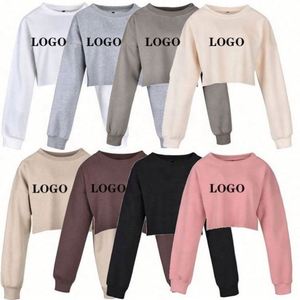 Fashionable Hoodies&Sweatshirts Cropped <b>Women</b> Woman Sweatpants and Crop Girls' <b>Women's</b> Hoodies Set & Sweatshirts for Girls - Product Image 1