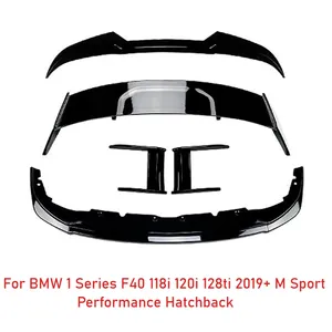 Para BMW Serie 1 F40 118i 120i 128ti 2019+ M Sport Performance Hatchback: Alerón Trasero, Alerón de Techo, Alerón de Cola, Labio Delantero, Cubierta Lateral - Product Image 6